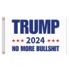 3X5ft Impresión digital Trump 2024 Bandera Elección presidencial de EE. UU. Trump No más banderas de campaña de mierda Nuevo 0101