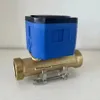 ASW-1 Misuratore di portata per liquidi ad ultrasuoni RS485/USART Diametro piccolo DN15-40mm Connessione filettata Tubo in rame Contatore per acqua intelligente 231229