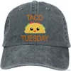 Casquette de Baseball Vintage Taco Tuesday Denim, chapeaux de camionneur réglables, casquette de papa