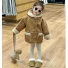 High-quality Children's Clothing Girls Coat Winter Wear Girls' Inner Lining Lamb Suede Jacket Casual Hooded Overcoat