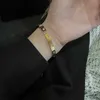 Designer skruv armband armband mode lyxiga smycken vårdare original trendig 18k guld diamant för kvinnor män nagel armband silver smycken armband 4a8b