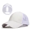 Kogelcaps katoen honkbal pet zomer ademende unisex netto hoeden verstelbare snapback sunhat heldere poeder f35