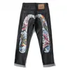 Jean rétro Y2k américain Hip Hop mode imprimé jean homme Harajuku Punk gothique pantalon large Couple décontracté droit Street Wear 231229