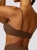 Yoga -Outfit Sport Bra Frauen schöner Rücken Nude Trockning schockdes Fitnessstudio Top Fitness Push Up Female Unterwäsche -Training Bralette