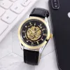 ساعة Longin Lristwatches for Men 2023 New Mens Watches 40mm Three Stitches Automatic Mechanical Watch Top Luxury Brand Leather Strap Men Fashion Montre de Luxe Type