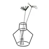 Vases Nordic Flower Shelf Centerpieces Pot Holder Iron Line Stand For Birthday Celebration Table Office Decoration