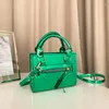 Evening Bags Mini Laser PU Small Square Bag 2024 Korean Style Fashion Handbag Single Shoulder Handheld Crossbody