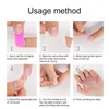 Gel pour ongles 5/10 feuilles/24 pièces feuilles de colle gelée Double face faux ongles Bck autocollant accessoires et outils réutilisables