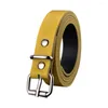 Belts Boys Girls Casual Luxury Design Retro Trouser Dress Thin Waist Strap Children Leather Belt Pin Buckle Waistband