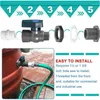 Badrumsvaskkranar -PVC Rain Bucket Facet Kit 3/4 tum PVC Ballventil Vattentankdamm