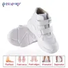 Ortopediska skor för barn Princepard Child Autumn Sports Sneaker Navy White Arch Support och korrigerande insolor 231229