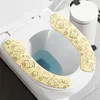 Toilettensitz bedeckt die Paste Badezimmer liefert universelle Aufkleber Haushaltsabdeckung Creative Matte Wear-Resistant