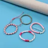 Braccialetti a maglie Set da 5 braccialetti dell'amicizia per donne Ragazze Regali ispirati a Taylor con perline Epoche Amanti della musica Lady Girl Punk