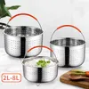 Dubbele ketels roestvrijstalen stoomborenmand Pot accessoires voor 3/6/8 QT Snelkoker