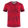 Camiseta masculina tênis de mesa camiseta feminina secagem rápida fitness wear badminton treinamento correndo respirável manga curta camisetas