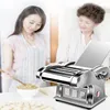 110 V/220 V Elektrische Deegroller Rvs Desktop Pasta Making Machine Commerciële Kneden Dumpling Maker Noodle Persmachine