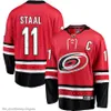 قصب الهوكي 20 Sebastian Aho Jerseys Jesperi Kotkaniemi Martin Necas Frederik Andersen Brent Burns Staal Andrei Svechnikov Teuvo Teravainen Seth Jarvis Skjei Man