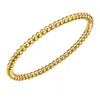 Designer skruv armband armband mode lyxiga smycken vårdare original trendig 18k guld diamant för kvinnor män nagel armband silver smycken armband t3uj