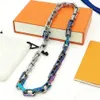 Paris 2022 Ketten Sonderangebot Titanstahl Halskette für Männer Frauen Klassische Markendesignerkette Luxusschmuck Hochzeit Christma305p