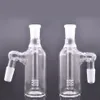 2pcs Glass Ash Catcher Bong 14mm 18mm Hookah Water Ice Catchers Thick Pyrex Clear Bubbler Ashcatcher 45 90 Degree for Dab Rig Bong