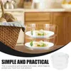 Наборы столовой посуды, крышка, штабелируемая, для хранения овощей и ужина, бытовая, прозрачная снаружи, портативная, пластиковая