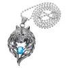 Pendant Necklaces Creative Stainless Steel Male Necklace Man Jewelry Wolf Ornament