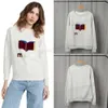 Sweatshirt Isabel Marant 24ss Moda Akıllı Kontrast Baskılı Üçgen Yaka Külot Kazak Kadınlar İçin Çok Sıradan Gömlek