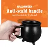 Mokken Keramiek Halloween Koffiemok Cadeau Statief Boiler Cup Zwart Drinkglazen Water