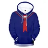 Herenhoodies Zwart Roze Print Serie Verkoop 3D Sweatshirt Digitale Straatsport Mode Trend Hoodie