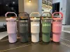 Water Bottles 20oz 30oz Cups Heat Preservation Stainless Steel Tumblers Outdoor Large Capacity Travel CarMugs Reusable Leakproof Flip Cup With LOGO 1109