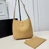 Luxury le 5a7 underarm hobo designer handväska kvinnors mode enkla axelväska shopping väskor borstade kohud underarmsäck koppling hobo designer väska på väska