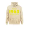 Erkek Hoodies 1963 Sınırlı Sayısı Altın Tasarımı Siyah Giyim Serin Gurur Gurur Harajuku Erkekler Unisex Moda Tshirt gevşek