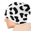 Berets Leopard Skin Print Skullies Beanies Caps Fashion Winter Warm Men Women Knitted Hat Adult Unisex Cheetah Animal Bonnet Hats