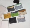 Kaarthouder Nieuwe Stijl Designer Tas Unisex Luxe Visitekaartjeshoes Originele Doos Lederen Mini portemonnee Creditcard portemonnees Mode Tas
