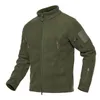 Opstaande kraag Militaire Tactische Jas Jas Heren Winter Fleece Jas Heren Thermische Jassen Leger Casual Kleding 231229