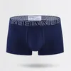Cuecas masculinas conforto algodão boxer shorts u convexo bolsa briefs tronco roupa interior calcinha sono inferior