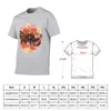 Camiseta masculina traça floral grinalda camiseta fãs de esportes camisetas roupas superiores de verão para homem