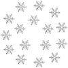 Décoration de fête 600 pcs Noël flocon de neige confettis roman ornements ongles nappe guirlande