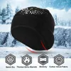 Berets 2024 Winter Hat Thermal Running Sports Hats Soft Stretch Fitness Warm Ear Cover Snowboard Hiking Cycling Ski Windproof Cap