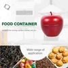 Storage Bottles 4 Pcs Apple Jar Portable Coffee Sealed Beans Supply Metal Food Container Tinplate Tea Can