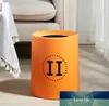 All-match Trash Can Household High-End Living Room Bedroom Bathroom Toilet Kitchen without Lid Large Horn Wastebasket