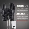3 Przekładnie zimowe elektryczne rękawiczki ciepłe rękawiczki ogrzewania USB ciepło ekran dotykowy termiczny wodoodporne Rybowanie motocyklowe Rękawiczki motocyklowe240102