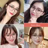 Sunglasses Frames Flat Spectacle Glasses Men Women Leopard Anti Blue Light Eye Protection Korean Style Female Computer