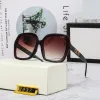 Neue 2024 Sluxury Sonnenbrille Designer Brief Damen Herren Goggle Senior Brillen für Frauen Brillengestell Vintage Metall Sonnenbrille