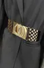 Elástico plus size cintos para mulheres de alta qualidade cintura espartilho cinto amplo estiramento cummerbunds corrente ouro ceinture femme alça fácil 2208212317