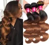 Gagaqueen 100 Human Hair Ombre Brazilian Body Wave Hair Bundles 1B30 Brazilian Body Wave Virgin Hair Extensions6755172