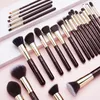 Jessup Make-up-Pinsel-Set, professionelles Make-up-Pinsel aus natürlichem Kunsthaar, Foundation, Puder, Kontur, Lidschatten, 25 Stück 240102