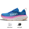 2024 Top Hoka Womens Running Shoes Hoaks Clifton 8 9 Hoka Bondi 8 Tripe White On Summer Song Ice Water Pink Orange utomhus Sport Runners Jogging Walking Sneakers