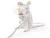 Modern Resin Mouse Table Lamp LED Rat Table Lamp Desk Kids039Gift Room Decor LED Night Lights EU Plug Sitting Rat C09309561840