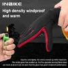 INBIKE Touch Screen Warm Cycling Gloves Outdoor Cycling Bicycle Waterproof Winter Mountain Bike Windproof Anti-slip240102